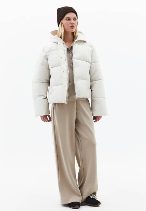  Puf Mont ve Modal Pantolon Kombini