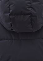 Bayan Siyah Kapitone Detaylı Puf Mont