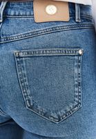 Bayan Mavi Straight-Fit Denim Pantolon