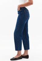 Bayan Mavi Straight-Fit Denim Pantolon