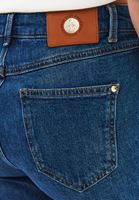 Bayan Mavi Straight-Fit Denim Pantolon