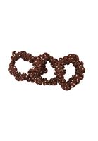 Bayan Kahverengi Puantiyeli Saç Tokası