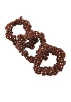 Bayan Kahverengi Puantiyeli Saç Tokası