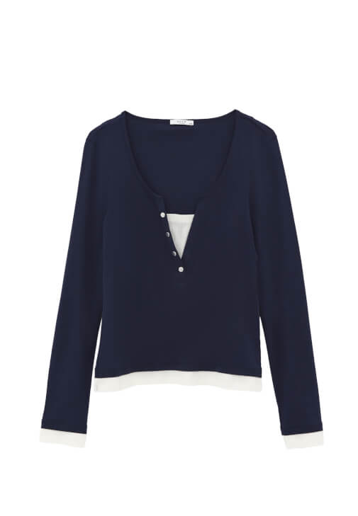 Pamuklu Tişört ve Straight-Fit Denim Kombini