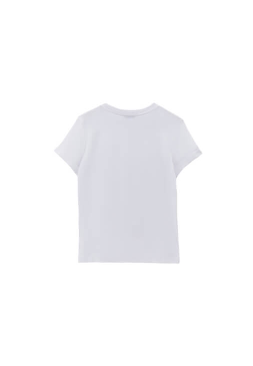 Sıfır Yaka Pamuklu Tişört ve Denim Pantolon Kombini