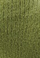 Bayan Yeşil Yumuşak Dokulu Crop Kazak