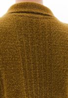 Bayan Yeşil Polo Yaka Ajurlu Kazak