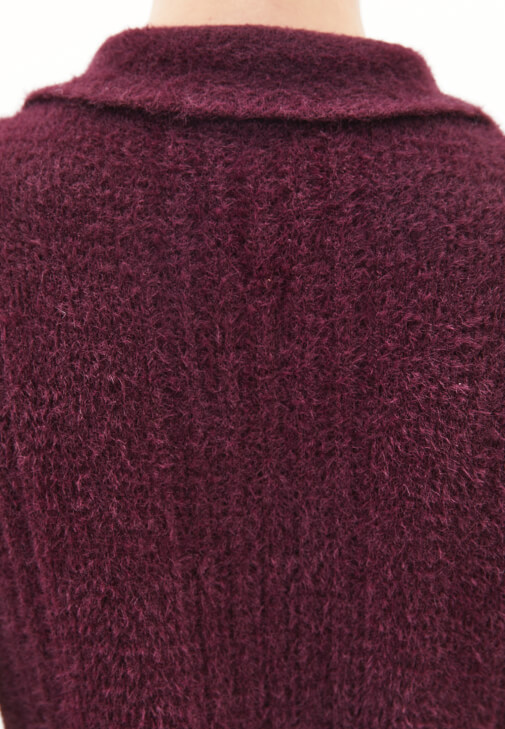 Triko Ajurlu Kazak ve Pantolon Kombini