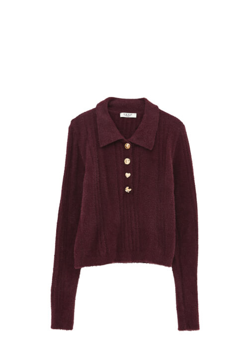 Triko Ajurlu Kazak ve Pantolon Kombini