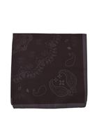 Bayan Kahverengi Desenli Fular