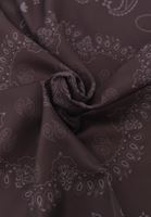 Bayan Kahverengi Desenli Fular