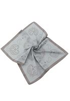 Bayan Krem Desenli Fular