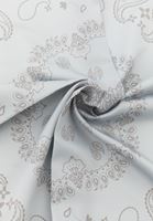 Bayan Krem Desenli Fular