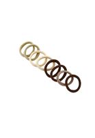 Bayan Çok Renkli Çoklu Lastik Toka