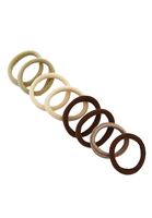 Bayan Çok Renkli Çoklu Lastik Toka