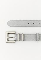 Bayan Gümüş Tokalı Parlak Kemer