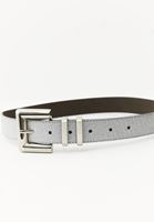 Bayan Gümüş Tokalı Parlak Kemer