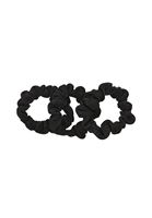 Bayan Siyah Simli Lastik Toka