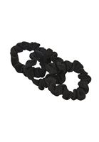 Bayan Siyah Simli Lastik Toka