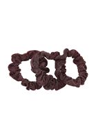 Bayan Bordo Simli Lastik Toka