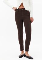 Bayan Kahverengi Skinny-Fit Pantolon ( TENCEL™ )