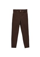 Bayan Kahverengi Skinny-Fit Pantolon ( TENCEL™ )