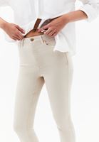 Bayan Bej Skinny-Fit Pantolon ( TENCEL™ )