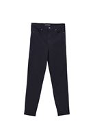 Bayan Lacivert Yüksek Bel Skinny-Fit Pantolon ( TENCEL™ )
