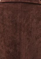 Bayan Kahverengi Süet Bomber Ceket