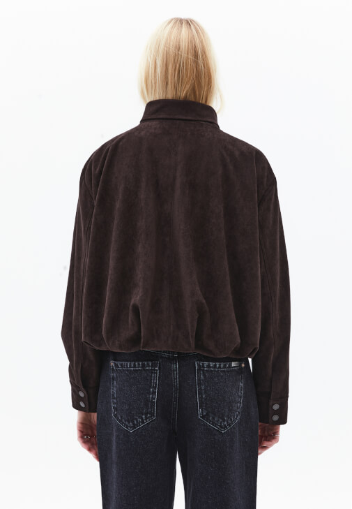 Bomber Ceket ve Denim Pantolon Kombini