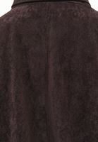 Bayan Kahverengi Süet Bomber Ceket