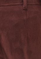 Bayan Kahverengi Wide-Leg Süet Pantolon