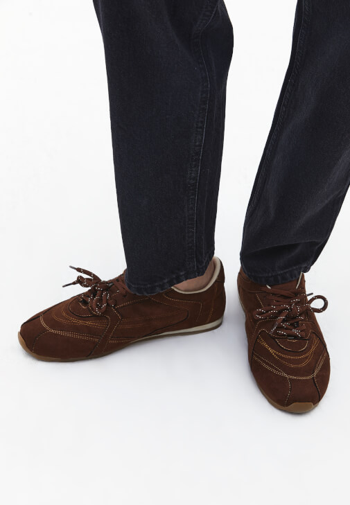 Kahverengi Süet Spor Ayakkabı