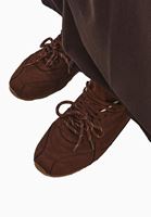 Bayan Kahverengi Süet Spor Ayakkabı