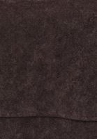 Bayan Kahverengi Oversize Cepli Süet Gömlek