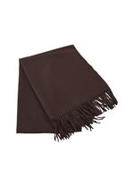 Bayan Kahverengi Püskül Detaylı Şal