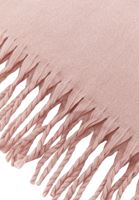 Bayan Pembe Püsküllü Kalın Şal