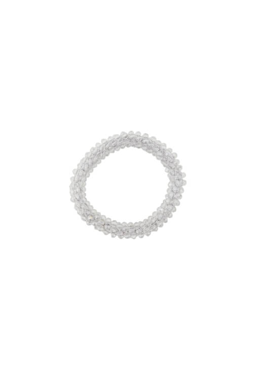 Beyaz Taşlı Saç Tokası