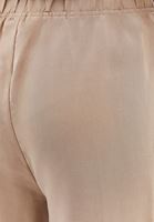 Bayan Bej Keten Karışımlı Balon Pantolon ( TENCEL™ )