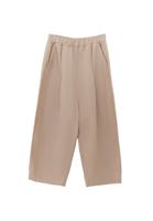 Bayan Bej Keten Karışımlı Balon Pantolon ( TENCEL™ )