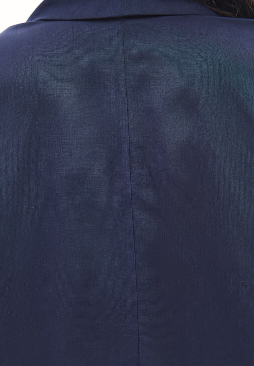 Keten Karışımlı Kimono ve Şort Kombini