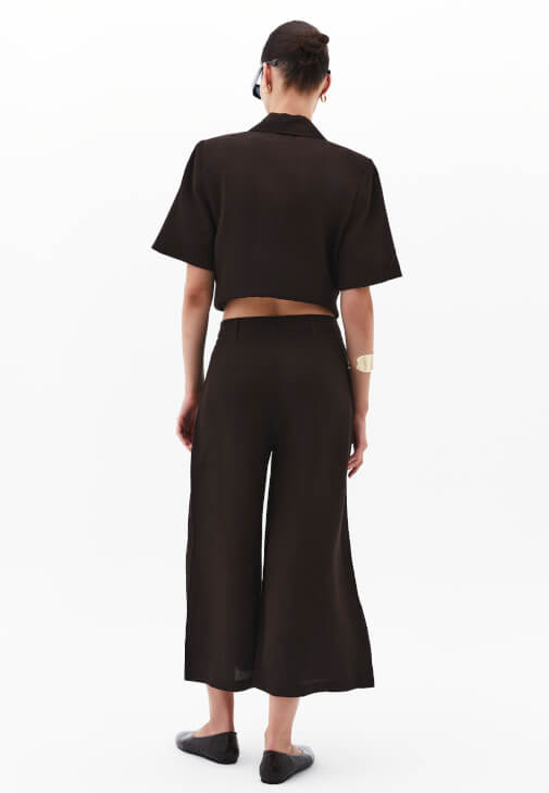 Keten Pantolon ve Keten Blazer Ceket Kombini