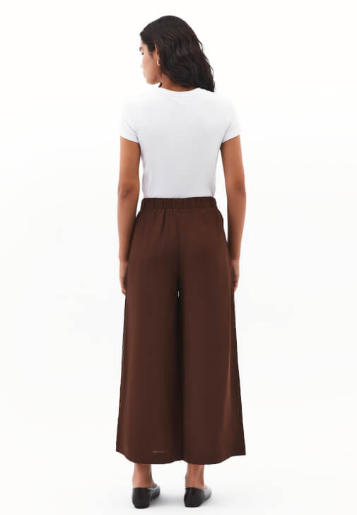 Keten Karışımlı Pantolon ve Keten Kimono Kombini