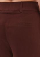 Bayan Kahverengi Keten Karışımlı Mini Şort ( TENCEL™ )