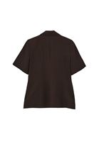 Bayan Kahverengi Keten Karışımlı Blazer Ceket ( TENCEL™ )