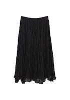 Keten Karışımlı Etek ve Pamuklu Atlet Kombini