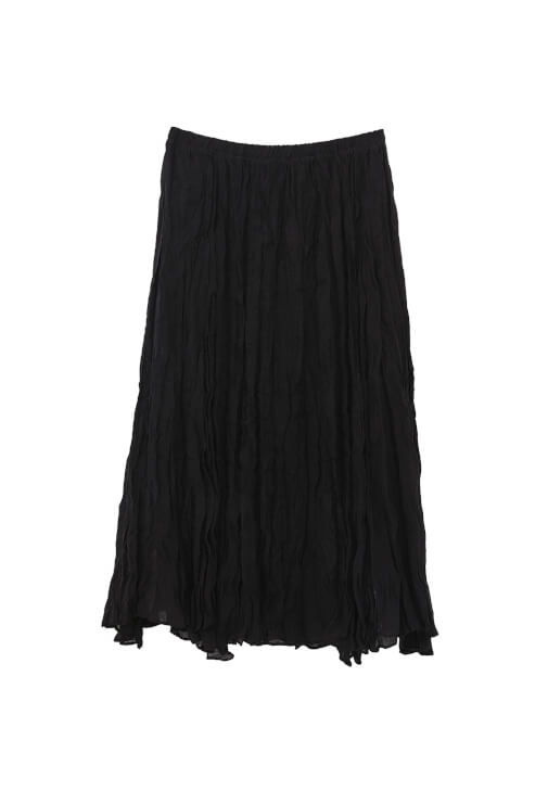 Keten Karışımlı Etek ve Pamuklu Atlet Kombini