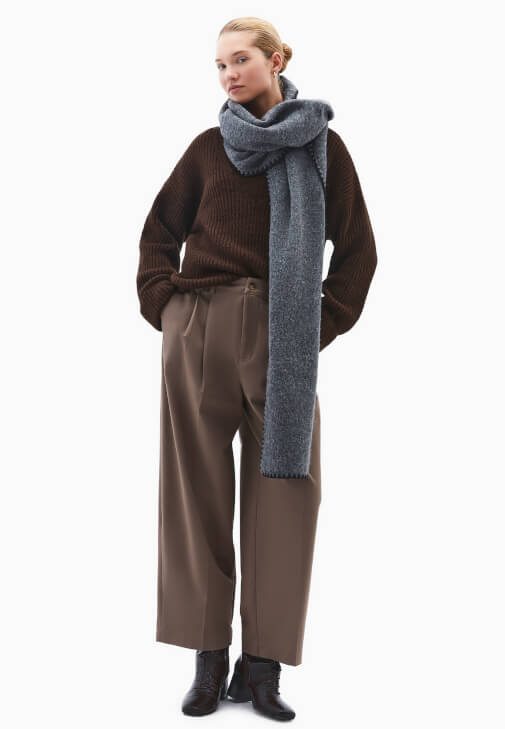 Kahverengi Balon Pantolon ( TENCEL™ )