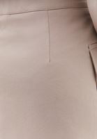 Bayan Bej Kargo Cepli Mini Etek ( TENCEL™ )