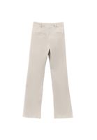 Bayan Bej Yırtmaçlı Bootcut Pantolon ( TENCEL™ )